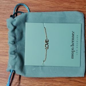 Maya Brenner love bracelet